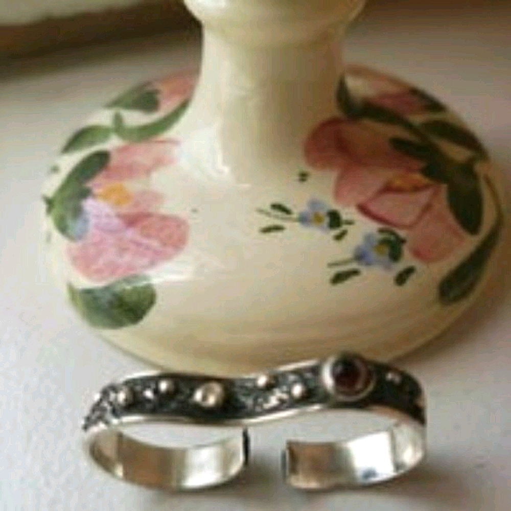 Interesting Piece: Double Silver Ring - image 5